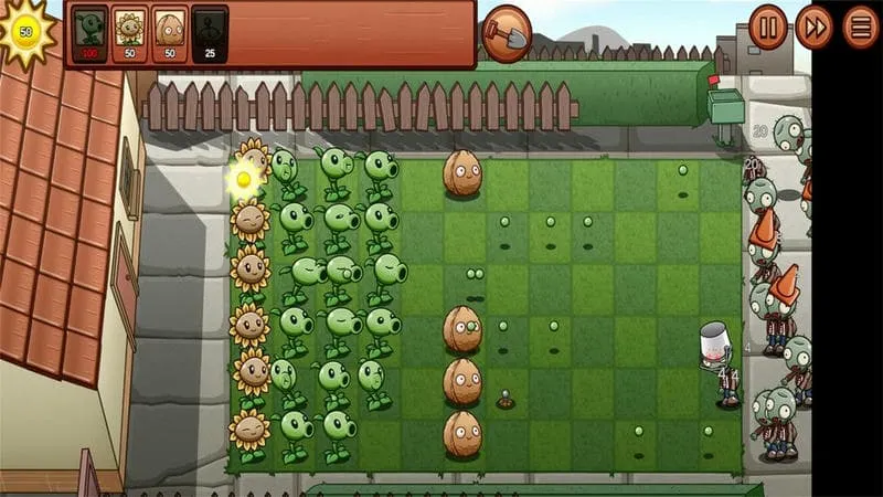 变异植物大战僵尸(植物防御僵尸)截图