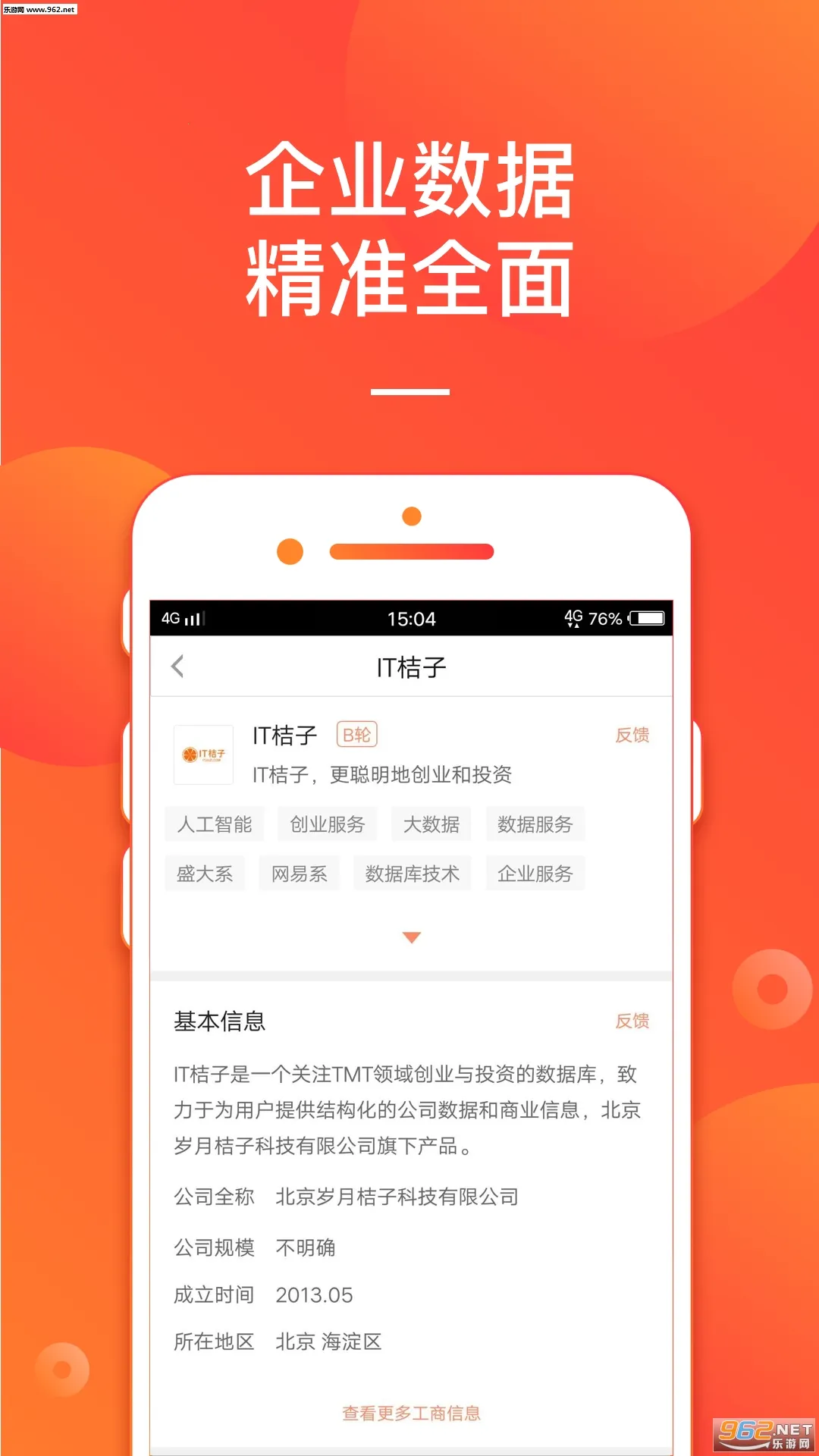 IT桔子(创投信息库)截图