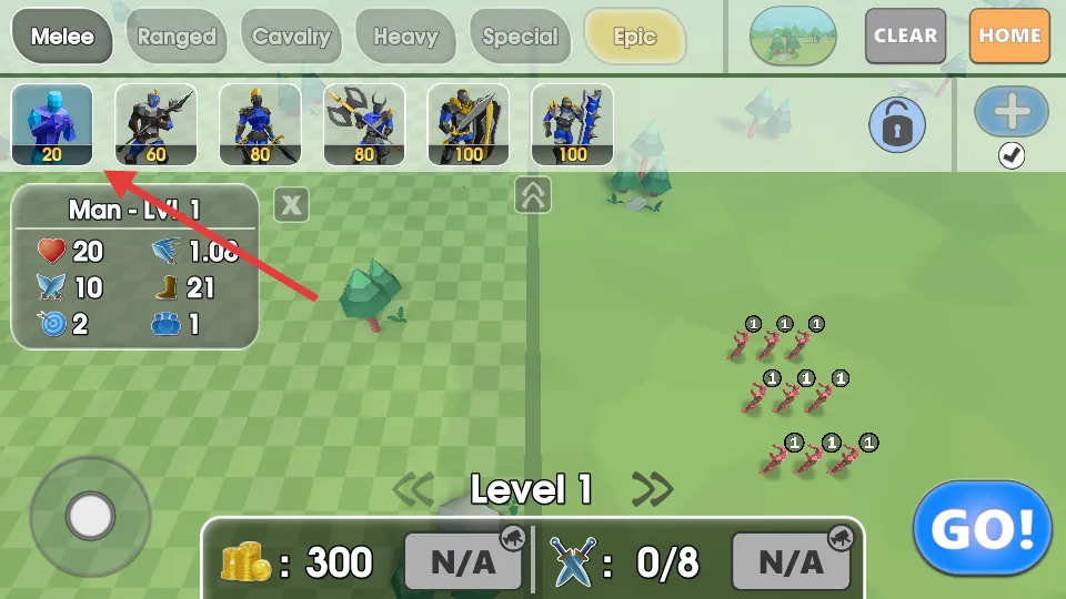 Epic Battle Simulator 2(战争策略游) Epic Battle Simulator 2(战争策略游)