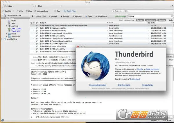 Thunderbird(�����ܰ�ȫ)v8.2 �ٷ�����