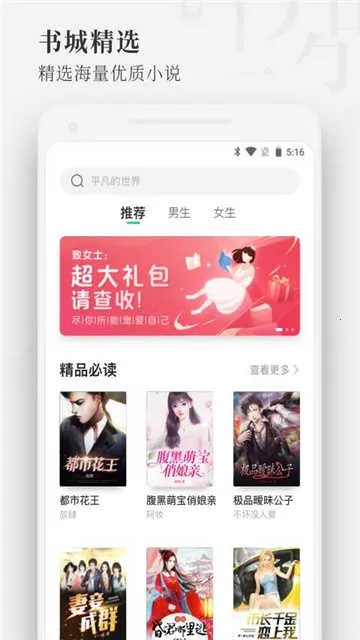 枕阅小说(小说阅读神器)截图