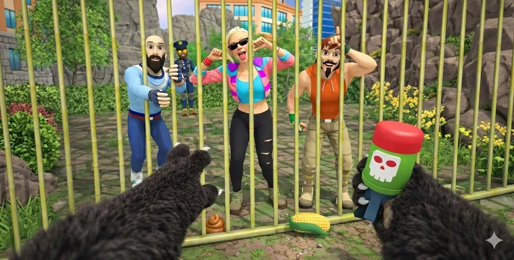 捣蛋熊猫(熊猫恶作剧游戏)截图