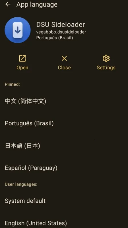 语言选择器(语言设置工具)截图