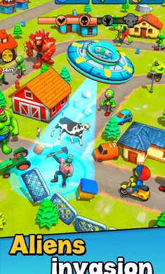 外星人vs僵尸：入侵(塔防动作策略游戏)截图