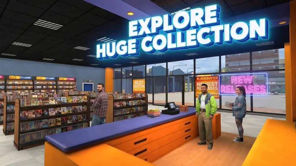 怀旧录影带出租店(超市模拟游戏)截图
