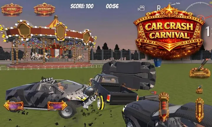 汽车碰撞嘉年华完整版(撞车竞技游戏)截图