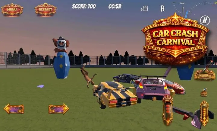 汽车碰撞嘉年华完整版(撞车竞技游戏)截图