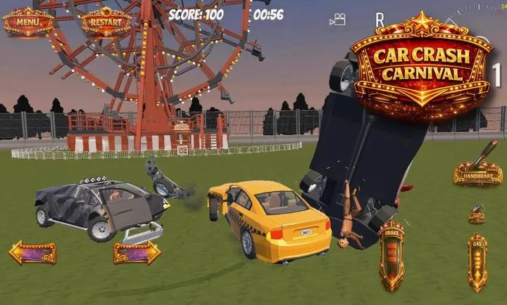 汽车碰撞嘉年华完整版(撞车竞技游戏)截图