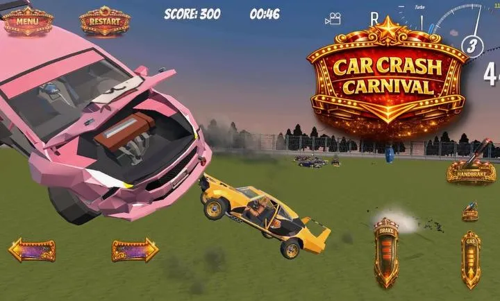汽车碰撞嘉年华完整版(撞车竞技游戏)截图