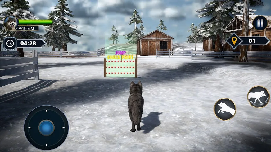 狼模拟器 3D(狼模拟生存游戏)截图