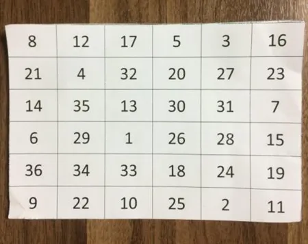 舒尔特方格(注意力训练软件) 舒尔特方格(注意力训练软件)