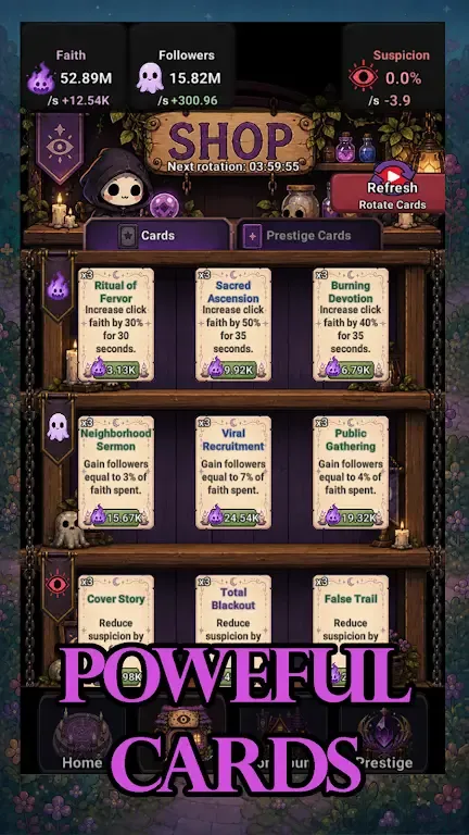 置点击 RPG(放置类游戏)截图